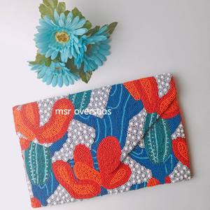 Mode perlée à la main soirée pochette dames fête mariée sac brodé perles pour la fabrication de sac à main - Product Image 2