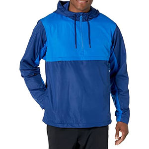 2025 haute qualité professionnel dernier Style hommes Anorak coupe-vent vestes bleu couleur hommes Anorak coupe-vent vestes - Product Image 1