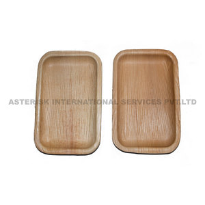 Vaisselle jetable Feuille Plats Assiettes Écologique Biodégradable Dîner Assiette Accepter Forme Personnalisée 100% Compostable - Product Image 2