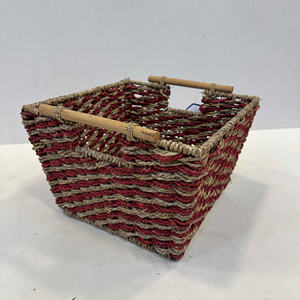 Luxury <b>Square</b> Seagrass Storage <b>Basket</b>-Eco-Friendly Multi-Purpose High Precision Lightweight Vietnam Made DKS11 Model - Product Image 2