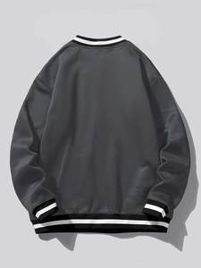 Sweat-shirt surdimensionné de haute qualité en coton/polyester pour hommes, vêtements de rue, sweat-shirt à col en V pour hommes pour l'hiver - Product Image 6