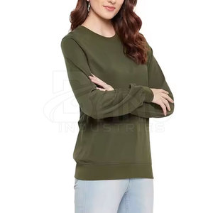 Prix de gros direct d'usine, sweat-shirt d'hiver pour femmes, 100% coton, haute qualité, service OEM personnalisé, faible MOQ, devant pour la vente en ligne - Product Image 4