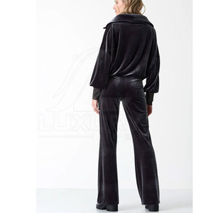 Conjunto Deportivo de Mujer, Estilo Flare, Invernal, Color Sólido, Informal, Tejido, para Amantes del Fitness y Creadoras de Tendencias - Product Image 3