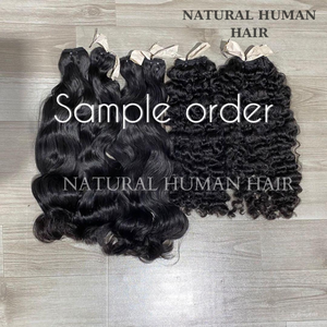 Échantillon gratuit de haute qualité 100% cheveux humains cuticule alignée brut non transformé blond russe vague de corps trame naturelle Extension de cheveux - Product Image 5