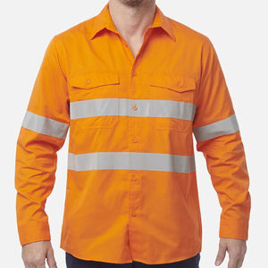 Chemise de sécurité anti-rides pour hommes Vêtements décontractés de qualité supérieure Offre Spéciale les dernières conceptions Chemise de sécurité Offre Spéciale avec logo personnalisé/couleur - Product Image 1