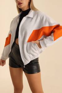 Sudadera de Mujer con Cierre y Logotipo Personalizado por Sublimación, Último Modelo 2023, Sudaderas de Algodón Personalizadas sin Capucha - Product Image 4