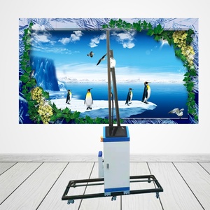 เครื่องพิมพ์ผนัง 3 มิติ Xbh ขนาด 162x84x68 ซม. แบบอิงค์เจ็ท UV อัตโนมัติ สำหรับพิมพ์บนกระจก กระเบื้อง แผ่นอะคริลิก พีวีซี และโลหะ - Product Image 3