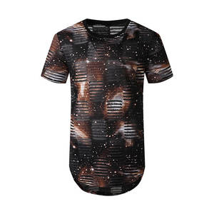 Men Sports Sublimation Knitted T-<b>Shirt</b> Quick Dry <b>100</b>% <b>Polyester</b> Comfortable Fit Sportswear Gym Training Custom Design OEM / ODM - Product Image 1