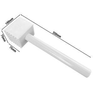 Maillet à viande - carré - plastique - blanc - 75x100x350mm - Product Image 2