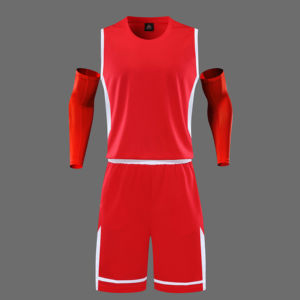 High Quality Quick Dry Breathable <b>Basketball</b> Jersey Set Custom Printed Team Uniform for Summer Wholesale - Product Image 2
