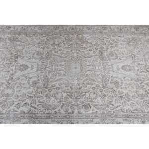 Alfombra Turca Vintage de 4.7x8.6 pies, Alfombra Grande, Alfombra de Lana con Parches Blancos y Marrones - Product Image 5