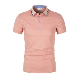 Polo en coton à manches courtes pour hommes Polo de golf grande taille avec logo brodé et étiquettes Chemise respirante pour vêtements de sport en plein air - Product Image 4