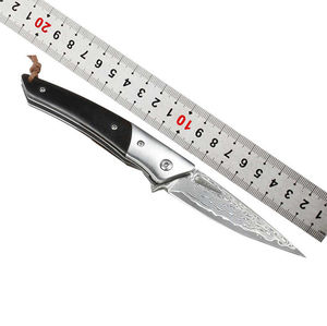 Couteau de cuisine à lame fixe en acier damas durable de qualité industrielle avec manche en bois Support OEM du Pakistan - Product Image 5