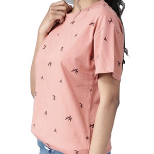 Haute qualité femmes culture t-shirts 100% coton vêtements de Yoga coupe ajustée haut court respirant à manches courtes haut court t-shirts pour les femmes - Product Image 1