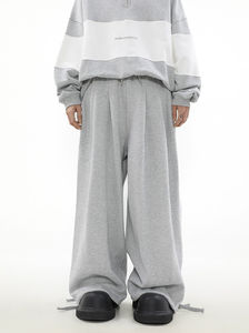 Pantalones Deportivos de Algodón Transpirable Personalizados de Alta Calidad, Pantalones Deportivos Holgados de Estilo Urbano - Product Image 4