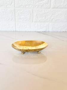 Artistic Design Brass Soap Dish For Unique Bathroom Decor Enhancing Interior With Handcrafted Metal Appeal - Product Image 3