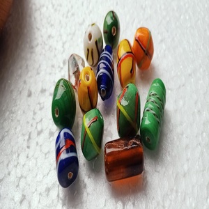 Perles en verre Lampwork assorties en gros, couleurs et formes mélangées pour la fabrication de bijoux, perles en verre Lampwork faites à la main, en vrac - Product Image 1