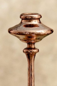 Candelabro de Aluminio Martillado a Mano, Decoración Elegante y Única, Candelabro de Aluminio, Portavelas Decorativo - Product Image 4