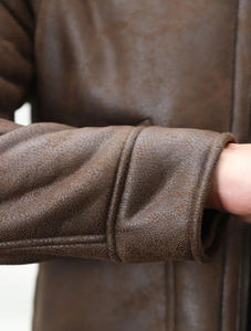 Veste en cuir pour homme Veste en cuir personnalisée avec logo personnalisé Veste de moto de haute qualité Hiver Col montant Streetwear - Product Image 5