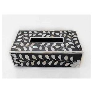 Wedding Event <b>Table</b> Decoration Handicrafts Mother of Pearl Tissue Box For Hotels Home and Restaurants Use Napkin Holder - Product Image 5