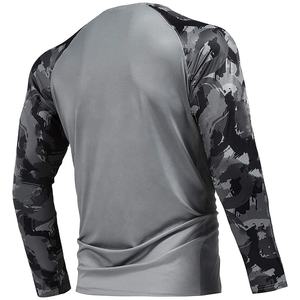 Chemises de pêche à manches longues avec impression camouflage par sublimation pour hommes chemises de chasse et de pêche respirantes à séchage rapide personnalisées OEM ODM - Product Image 3