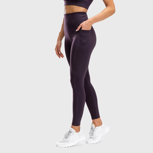 Ensemble de vêtements de sport pour femmes, deux pièces, sans couture, respirant, avec logo sur le devant, comprenant un legging et un soutien-gorge - Product Image 3