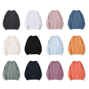 Sudaderas holgadas de algodón de manga larga con cuello redondo para hombre - Product Image 1