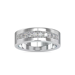 Anillo de racimo de diamantes de corte redondo cultivado en laboratorio de 10K para hombre de lujo, pieza de joyería Premium para bodas, brillo IGI certificado para él - Product Image 1