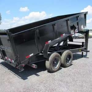 Best Quality Agriculture Farm <b>Trailer</b> 2 Wheel Hydraulic Dump Tractor <b>Trailer</b> <b>For</b> <b>Sale</b> - Product Image 1