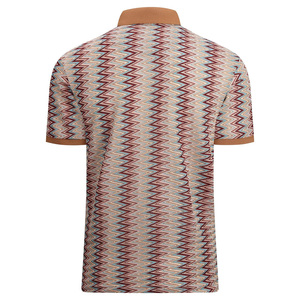 Polos para hombre personalizados con producción OEM Ajuste cómodo Tela de algodón de manga corta y etiquetado - Product Image 2