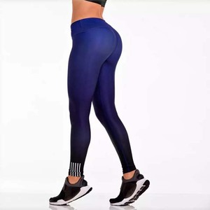 Nouveau Style en gros athlétique entraînement Fitness femmes Gym Yoga Leggings Sublimation imprimé sans couture 100% coton personnalisé - Product Image 4