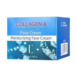 Creme facial de colágeno 50g melhor creme facial para pele clara creme hidratante clareador facial