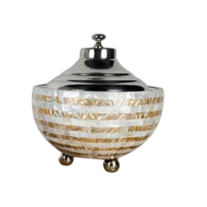 Cazuela de metal de aspecto árabe con revestimiento de colores, bellamente elaborada a partir de exportadores indios, cazuelas con incrustaciones de fregona de tendencia - Product Image 6