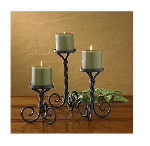 ชุดโลหะโลหะ3ชิ้นแบบใหม่ประกอบด้วยลวดที่วางเทียนแบบเรียบง่าย - Product Image 6