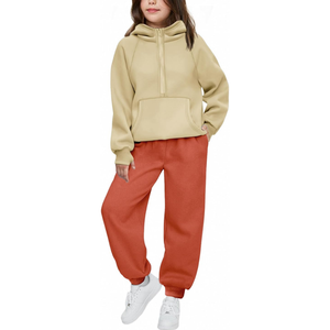 Kids <b>Black</b> Sweatshirt <b>Boys</b> Sports Tracksuits Full Joggers High Quality 100% Polyester Tracksuit - Product Image 5