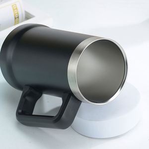 Termo de Gran Capacidad con Doble Pared, Taza de Cerveza de Acero Inoxidable 304, Taza de Café Aislada con Asa - Product Image 4