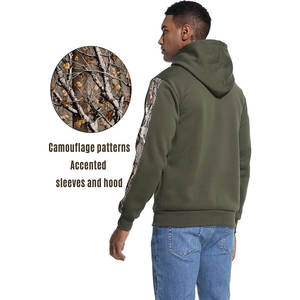 Sudadera con Capucha de Punto Grueso, Holgada, de Invierno, para Hombre, Mezcla de Poliéster/Algodón, Personalizada al por Mayor con Impresión Personalizada - Product Image 4