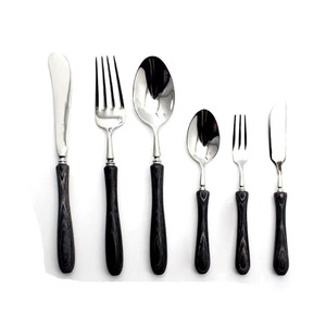 ชุดเครื่องใช้บนโต๊ะอาหารทำจากเหล็กสแตนเลสเครื่องใช้บนโต๊ะในครัวชุด5ชิ้นมีดชุบสีเงิน - Product Image 3