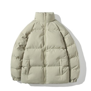 Vente en gros de vestes matelassées décontractées avec logo personnalisé Vêtements d'extérieur épais et chauds de haute qualité pour hommes et femmes Taille XS Lettre à col montant - Product Image 5