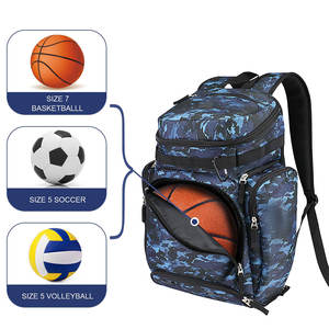 New Latest Design Multifunctional Outdoor Fitness Football Bags New Arrival Soccer <b>Backpack</b> with Custom logo Printing - Product Image 2