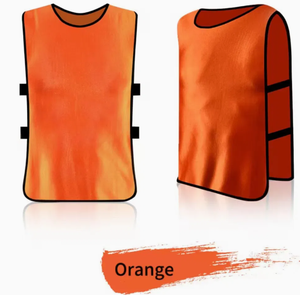 Maillots d'entraînement de football personnalisés 100 % polyester respirant léger à manches courtes imprimés, gilets réversibles - Product Image 6