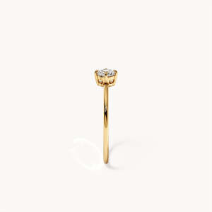 Bague de fiançailles Elian en or 14 carats avec diamant de laboratoire - Product Image 5