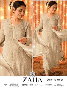 Hoge Vraag Indiase Pakistaanse Stijl Karachi Werk Fancy Salwar Past Bij Etnische Kleding Nieuwste Exclusieve Eid Meest Verkochte Product - Product Image 2
