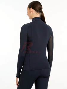 Couche de base pour femmes en gros sur mesure coupe mince séchage rapide tissu doux au toucher durable mouvement flexible sous la couche vêtements pour actif - Product Image 2