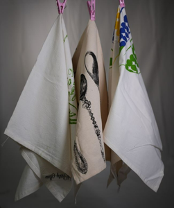 Paño de Cocina Cuadrado de Algodón 100% con Diseño Floral Personalizado, Ecológico, Desechable, Hipoalergénico, de Secado Rápido - Product Image 6