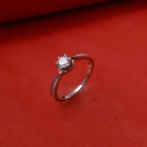 Anillo de Hombre Romántico de Plata con Diamante de Corte Radiante, Joyería Fina, Idea de Regalo para Compromiso - Product Image 3