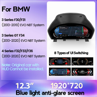 Système LINUX NaviFly, écran LCD numérique de tableau de bord de voiture de 12 pouces, compteur de vitesse pour BMW Série 3 F30 F31 GT F34 Série 4 F32 F33 F36