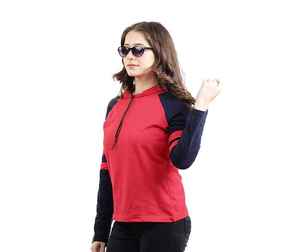 Venta directa del fabricante Sudaderas con capucha de invierno para mujer de alta calidad con logotipo personalizado Posición de logotipo frontal de moda de punto sólido - Product Image 2