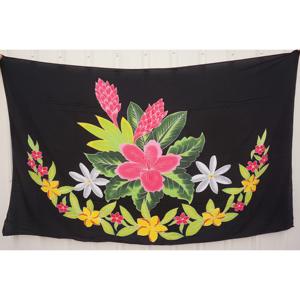 Pareos Hawaianos Pintados a Mano 100% Rayón de Alta Calidad, Ropa de Playa Personalizada al por Mayor, Cubierta para las Islas del Pacífico Asiático HPMU014-03-200 - Product Image 1