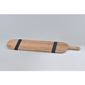 Tabla de cortar de madera rectangular larga marrón, elegante diseñado, tabla de cortar de madera líder superior con mango perfectamente agarre a mano - Product Image 6